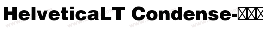 HelveticaLT Condense字体转换